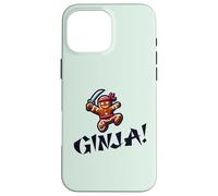 Ginja! Divertido Meme navideño de Galletas de Jengibre de Ninja Carcasa para iPhone 16 Pro MAX