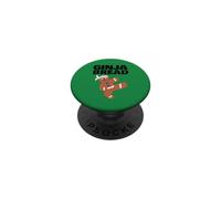 Ginjabread Man Funny Ninja Gingerbread PopSockets PopGrip Adhesivo