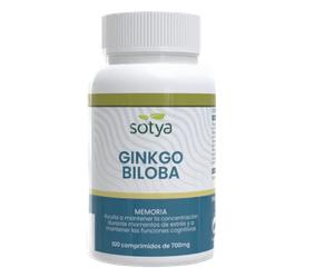 Ginkgo biloba 100 comprimidos SOTYA - complemento alimenticio para memoria