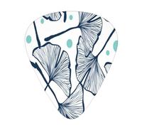 Ginkgo Biloba,12 púas de guitarra, 3 grosores diferentes para guitarra acústica, bajo y ukelele