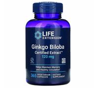 Ginkgo Biloba 120mg Certificado Extracto 365 Vegetal Tapas Life Extension 24%