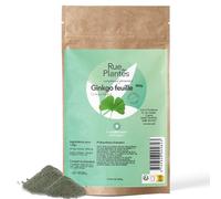 Ginkgo Biloba Polvo 500 g - Planta Tradicional para Memoria, Concentración y Circulación | Suplemento alimenticio natural en polvo puro - Calle de las Plantas