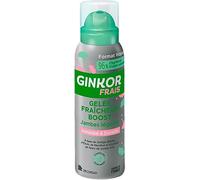 GINKOR Fresh | Gel refrescante para piernas | Efecto refrescante intenso inmediato | 96% de origen natural | Ginkgo biloba, mentol, escina | Compatible con medias y pantimedias | 100 ml