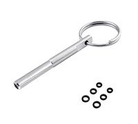 GinMimi Juego de mantenimiento de máquinas de café, juntas de sellado de silicona, juego de juntas y herramienta manual ergonómica, servicio de textura de metal