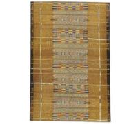 Gino Falcone Alfombra plana de poliéster - dorada - 120x180 cm