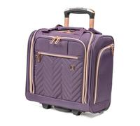 Gino Ferrari Maleta blanda con ruedas - Maletas de viaje con ruedas de carcasa suave | Maletas detalladas de primera calidad más suaves para vacaciones, descansos y escapadas, Purple, Under Seat