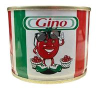 GINO - Puré de Tomate Doble Concentrado, Sabor Intenso y Autentico para Salsas, Guisos y Pasta - Concentrado de Tomate 210 g