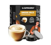 GINSENG (128 Cápsulas) compatibles con Lavazza A Modo Mio | Pack 128 cápsulas (8 x 16) | Ginseng dulce, cremoso y aromático, perfecto para una pausa especial en casa