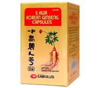 Ginseng Coreano Puro, Calidad Ilhwa, 500 mg, 100 cápsulas | Panax Ginseng 100% Sin aditivos | Energía Física y Mental | Raíces Maduras de Cultivo Propio y Extracción Exclusiva | de TONGIL