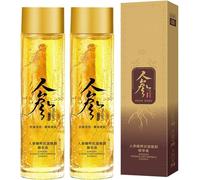 Ginseng Extract Liquid 120ml,Ginseng Extract Anti-Wrinkle Original Serum Oil,Korean Red Ginseng Essence for Anti Aging,Moisturizer,Fighting Collagen Loss,Reduces Wrinkles,Improves Sagging. (2Pcs)