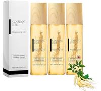 Ginseng Eye Oil Roller Ginseng Eye Brightening Oil Roll On Ginseng Under Eye Roller Oil Essense Anti-Wrinkle Eye Serum for Dark Circles Fine Lines and Wrinkles (3pcs)