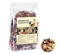 Ginseng Five Treasure Tea, Energy & Daily Balance, for Daily Wellness, Mulberry, Goji Berry, Red Date (1pc)