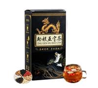 Ginseng Five Treasures Tea, Fórmula de Té Esencial para Hombres, Cuidado del Riñón y Hígado (1)