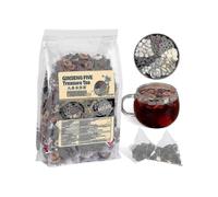 Ginseng Five Treasures Tea Kidney Tonifying Tea Chinese Herbal Tea Making Natural Organic Male and Female Kidneyand Detoxifying Tea Precious Medi