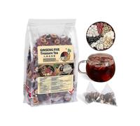 Ginseng Five Treasures Tea Kidney Tonifying Tea Chinese Herbal Tea Making Natural Organic Male and Female Kidneyand Detoxifying Tea Precious Medicinal