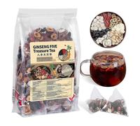 Ginseng Five Treasures Tea: Kidney Tonifying with Organic Herb Blend for Detoxifying Both Kidneys