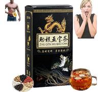 Ginseng Five Treasures Tea - Té de riñón, fórmula de té de ginseng Five Treasure, té esencial para hombres, té chino para el cuidado del riñón, té para el cuidado del hígado y el riñón para hombres (3