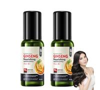 Ginseng Nourishing Smooth Supple Hair Oil, Ginseng & Fo-Ti - Aceite para el cuidado del cabello - Nutritivo Intenso y Suavizante - Para cabello sedoso y suave