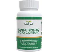 Ginseng Rojo Coreano, 60 Cápsulas, 500mg, ideal para combatir la fatiga, la astenia y el estrés físico y mental Mejora el ánimo y el Rendimiento Intelectual y Deportivo