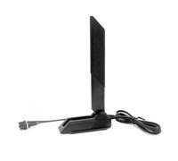 Gintai Antena WiFi 7 WLAN Amplificadores Tri-Banda 6GHz/5GHz/2.4GHz para WiFi 7 tarjeta,12dBi Bluetooth 5.4 antena WiFi pc,Base magnética, Amplificador de señal 802.11be para PC/Router/Tarjeta PCI