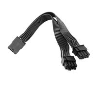 Gintai - Cable de alimentación GPU de 8 Pines a Doble 8 Pines (6+2) para Tarjeta de Video gráfica, Cable de alimentación GPU VGA Hembra a Doble Cable de alimentación PCI-E Macho en Y 18AWG
