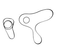 Gintai Juego de correa de transmisión de casete de repuesto para Sharp VZ-3000 Boombox + repuesto para tocadiscos Sharp VZ