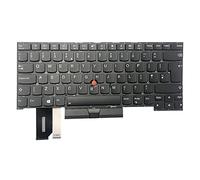 Gintai Keyboard Teclado UKLayout para Lenovo Thinkpad T490S 20NX 20NY,T495s