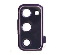 GinTai Lente de cámara trasera lila con bisel de repuesto para Samsung Galaxy S20 FE