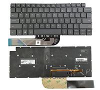 GinTai Portátiles Teclado retroiluminado US Reemplazo para DELL Inspiron 7490/para Vostro 5390 5391 5490 5590/para Latitude 3301 3410 (negro)