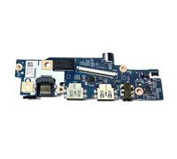 GinTai Puerto micro USB DC/Jack/Dock/Plug Puerto de carga Plug Dock Tarjeta de repuesto para Dell Latitude 3420 E3420 RJ45 0F78FC