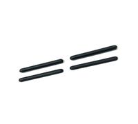 Gintai Rubber Foot Strips - Pie de goma para Dell 15 DC15250 DC15255/ Pro 15 Essential PV15250 PV15255 (negro, 2 gruesos + 2 finos)