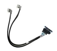 Gintai SAS - Cable SAS para Dell PowerEdge R730 (16 Bay SAS a DUAL Mini 2,5", compatible con 6TFJ5)