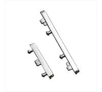 GinTai Silver Power Volume Buttons Schlüsselersatz para Motorola Moto G4 Play