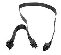 GinTai Sustitución del cable de alimentación para el Silent Pro Gold 1200 W PCIe de 6 pines a dos de 6 + 2 de 8 pines