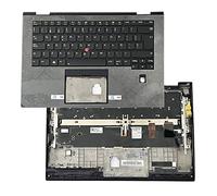 Gintai Teclado español C Shell reposamuñecas para Lenovo ThinkPad X1 Yoga 3rd Gen 20LD 20LE 20LF 20LG 460.0CX05.0005 SM10P95369