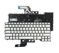 Gintai Teclado retroiluminado para portátiles Dell Alienware M15 R2 R3 R4 RGB UI 0TJ1NP blanco