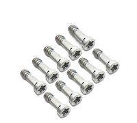 GinTai - Tornillos para Base de Carga Trasera de iPhone 6 Plus (100 Unidades), Color Plateado
