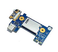 Gintai USB-C Tipo-C Placa SD pequeña sin Cable de Repuesto para HP Pavilion 14-CF 14S-CF 14-CR 14S-CR 14-DF 14-DK 14-DP TPN-I130 6050A2979701 L24483-001