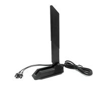 Gintai WiFi 7 Antena para ASUS ROG Crosshair X870E/STRIX B850 B860 X870 Z790 Z890 Maximus Z890 Z790 WLAN Amplifiers WiFi 7 Tarjeta Gaming Tri-Bande 12dBi Bluetooth 5.4, Base Magnética (Negro)
