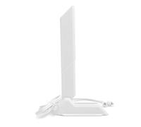 Gintai WiFi 7 Antena para Gigabyte Z890 Z890I Z890M X870 X870E B550M B650E B850 B860 W790 TRX50 Series WLAN Amplifiers WiFi 7 Card Gaming Tri-Bande 12dBi Bluetooth 5.4, Base Magnética (Whi) te)
