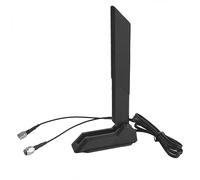 Gintai WLAN Antena PC WiFi 6E Tri-band Antena - 2.4 GHz/5GHz/6GHz, WiFi 6E Antene para ASUS PC Routers,Ordenadores,Periféricos Gaming 2.4g/5g/5.8g/6g WLAN Amplificadores Base Magnética Plegable(Black)