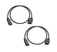 GINTOOYUN 2 cables de extensión de ventilador PWM de 4 pines hembra a macho PWM para ventiladores de refrigeración de computadora, ventiladores de chasis PWM, ventilador de CPU de computadora, etc
