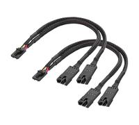 GINTOOYUN 2 cables divisores de 4 pines para ventiladores SP/HD/ML/LL/QL120, 140 RGB, etc
