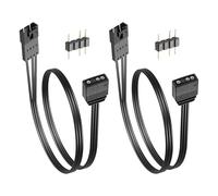 GINTOOYUN 2 Corsair Ship 4 pines a 3 pines RGB cable para Corsair Ship SP/hd/ML RGB ventilador y más(11,81 pulgadas)
