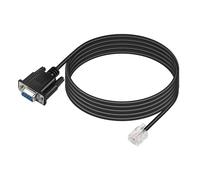 GINTOOYUN Cable DB9 a RJ11 conector hembra DB9 macho a RJ11/RJ12 6P6C teléfono cristal conector RS232 adaptador cable de depuración para APC, UPS, teléfono, ordenador de control industrial, etc. (5,9