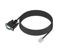 GINTOOYUN Cable DB9 a RJ11 hembra a RJ11/RJ12 6P4C teléfono cristal RS232 adaptador para APC, UPS, teléfono, ordenador de control industrial, etc.