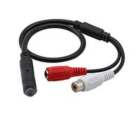 GINTOOYUN Microfono CCTV,Mini Microfono ad Alta Sensibilità per Telecamera di Sicurezza CCTV Registratore Mini Pickup Audio