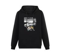 GINVIK Initial D Itsuki Fujiwara Tofu Shop Gt86 Ae86 Hoody Black S