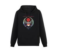 GINVIK Journey Japan '81 Men's Adult Long Sleeve Hoody with Pocket Sweatershirt, Hooded Black XXL