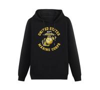 GINVIK Sihua USMC United States Marine Corps Us Army Military Army USA Hoody Black XL